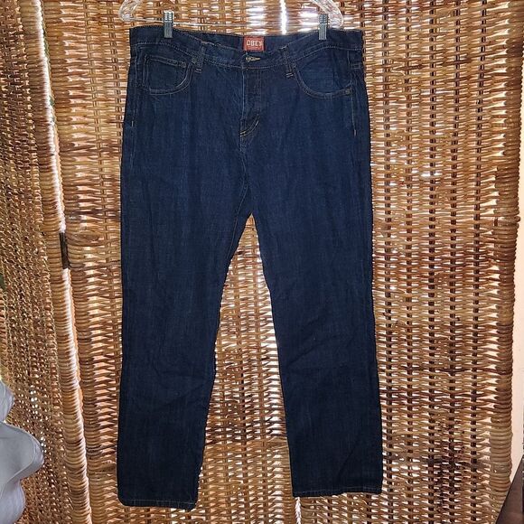 OBEY Sim Straight Jeans 36 x 28 - Picture 1 of 12